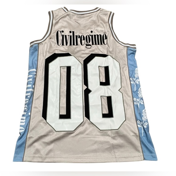 Civil Regime Major Basketball Jersey Beige Milk Men's Size
XL Embroidered Mesh - Picture 3 of 16